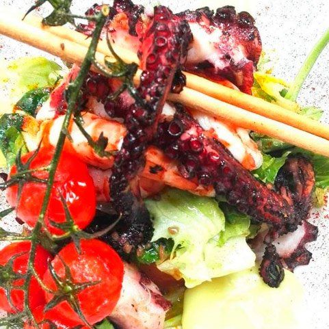 Ensalada templada de pulpo