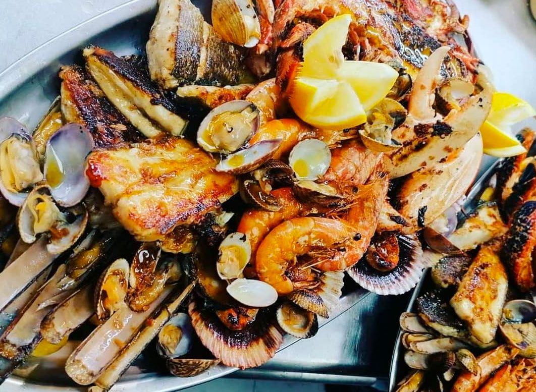 Menú parrillada de pescados